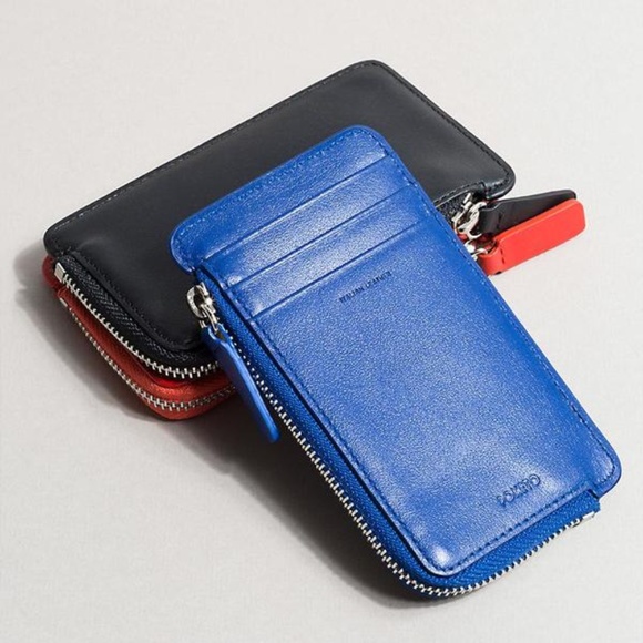 Zipped Card Wallet in BLACK - Picture 2 of 2